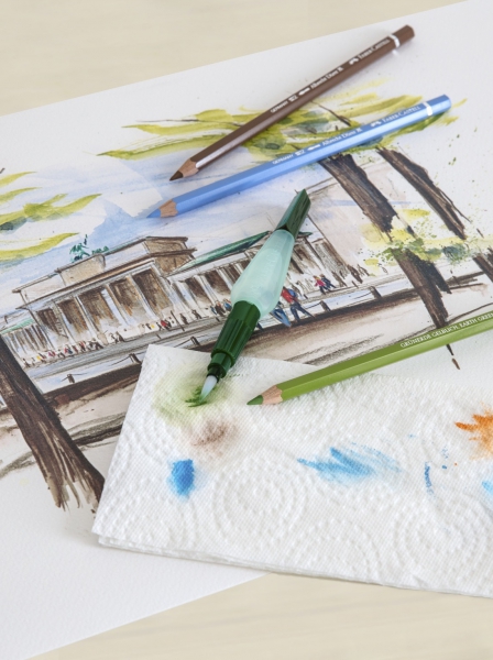 Pensula cu Rezervor ( Varfuri F, M, B) Faber Castell [5]